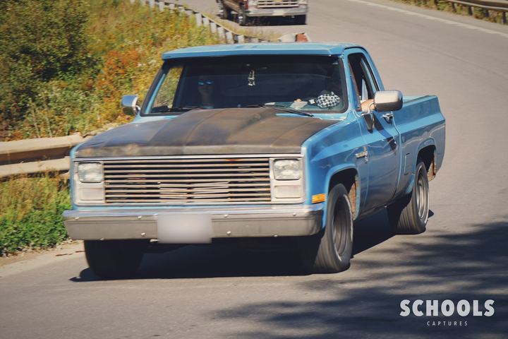 Light blue square body